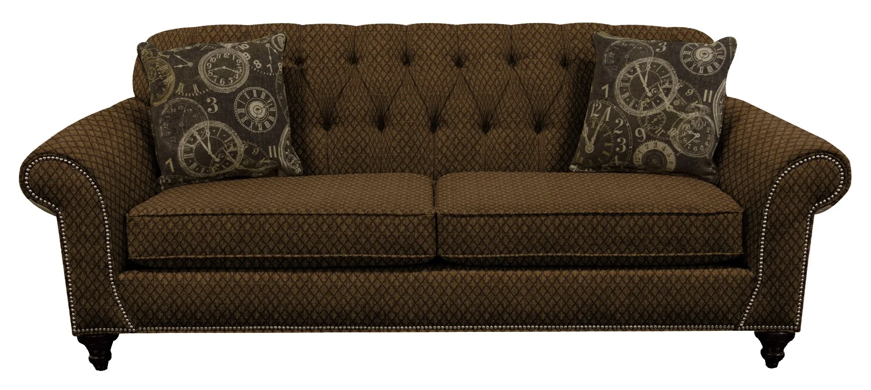 Dimensions 5730/N Series 5735N 6642 Transitional Sofa with Nailheads